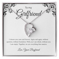 To my Girlfriend necklace